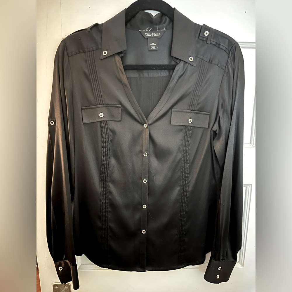 White House Black Market Silk Blouse